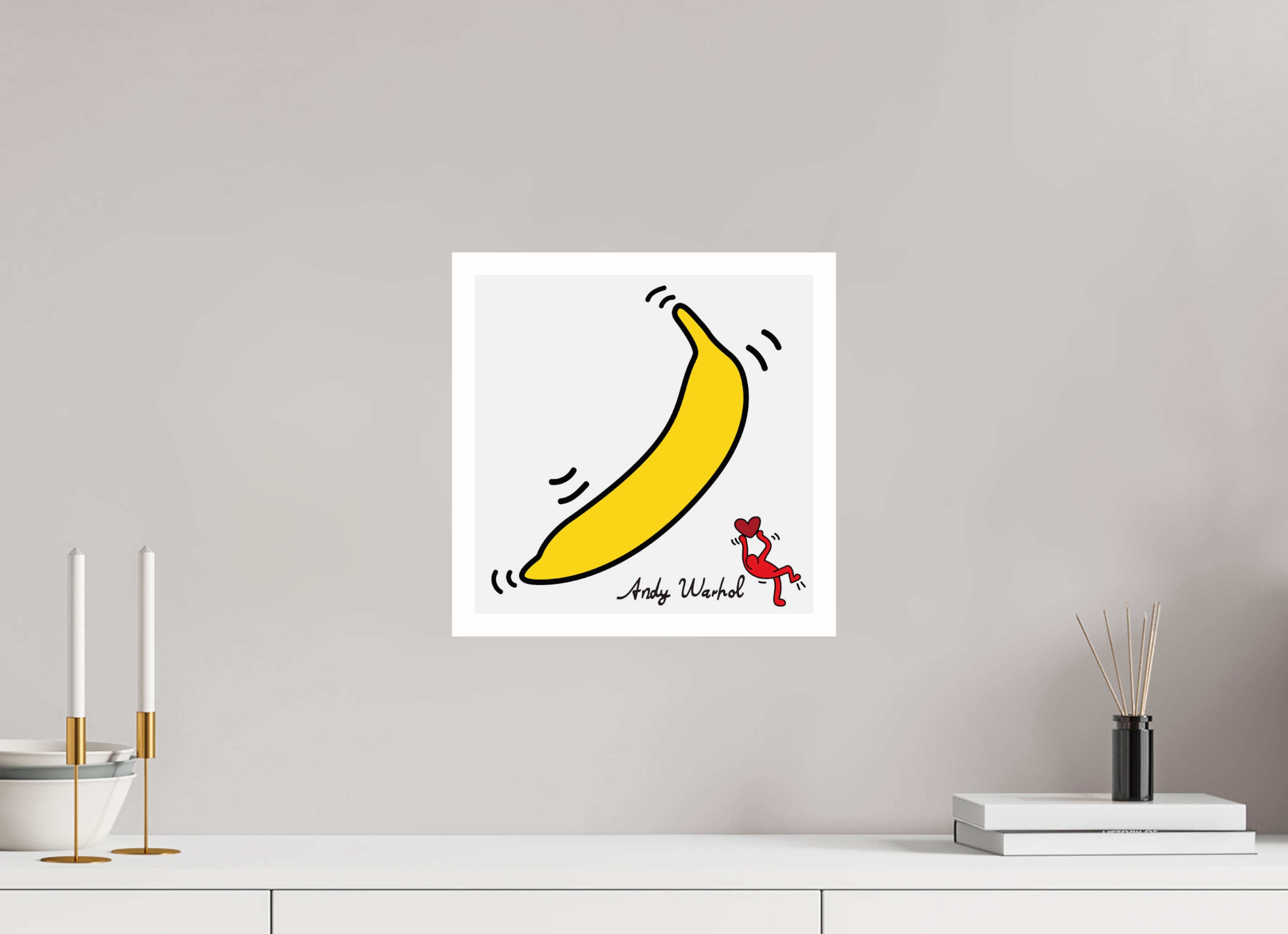 30 x 30 cm, UNFRAMED Warhol