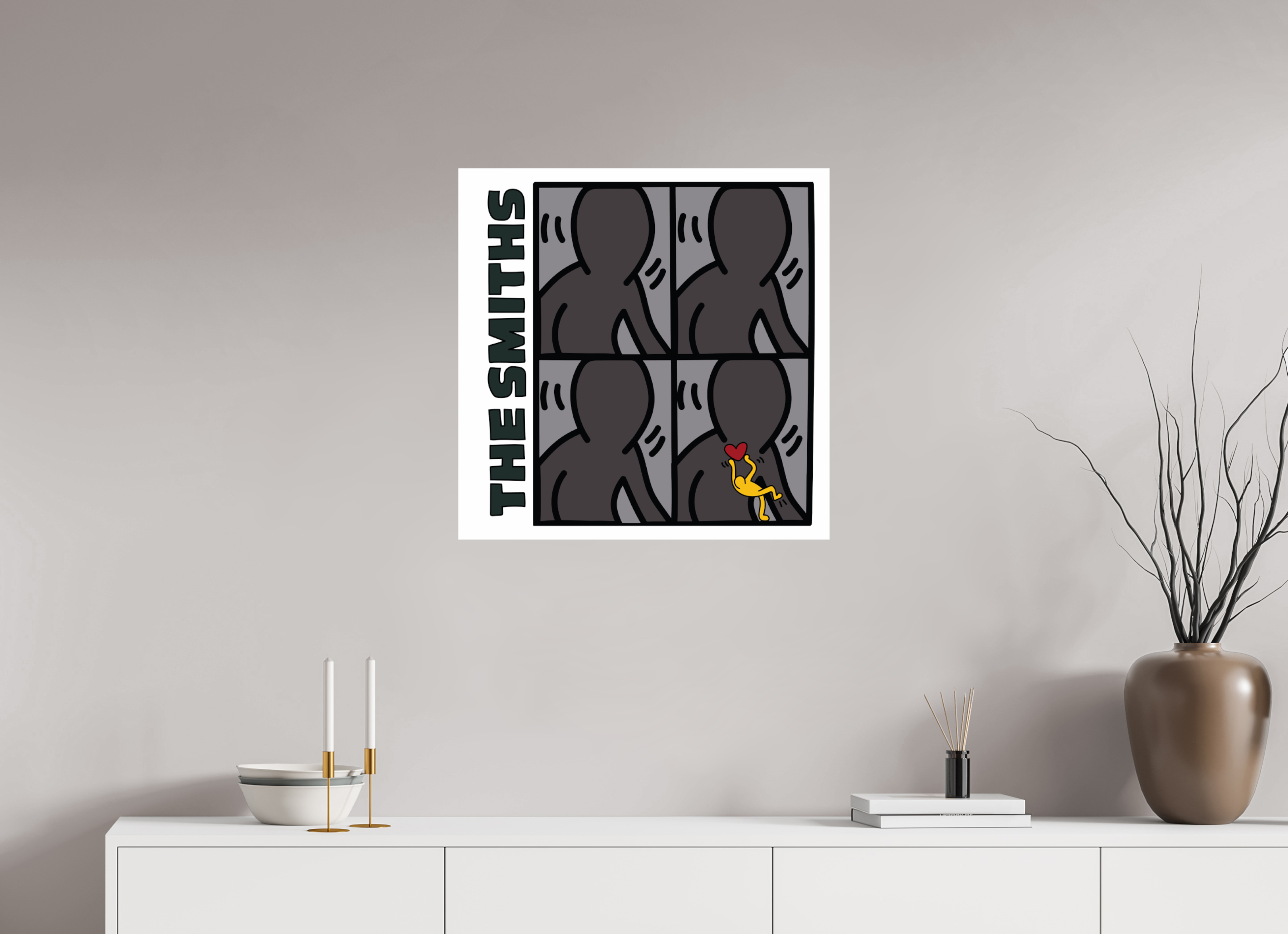 60 x 60 cm, UNFRAMED The Smiths