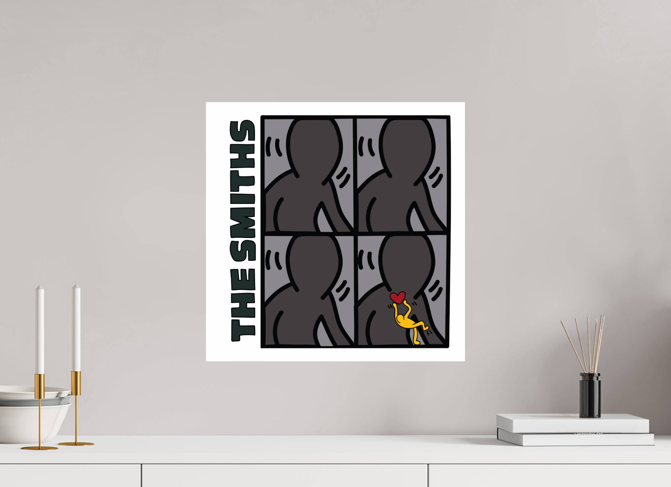 40 x 40 cm, UNFRAMED The Smiths