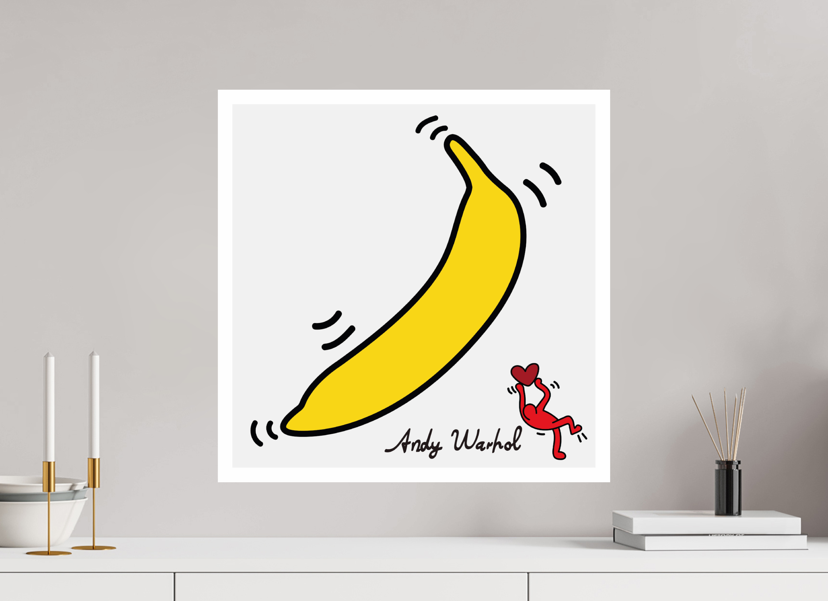 50 x 50 cm, UNFRAMED Warhol