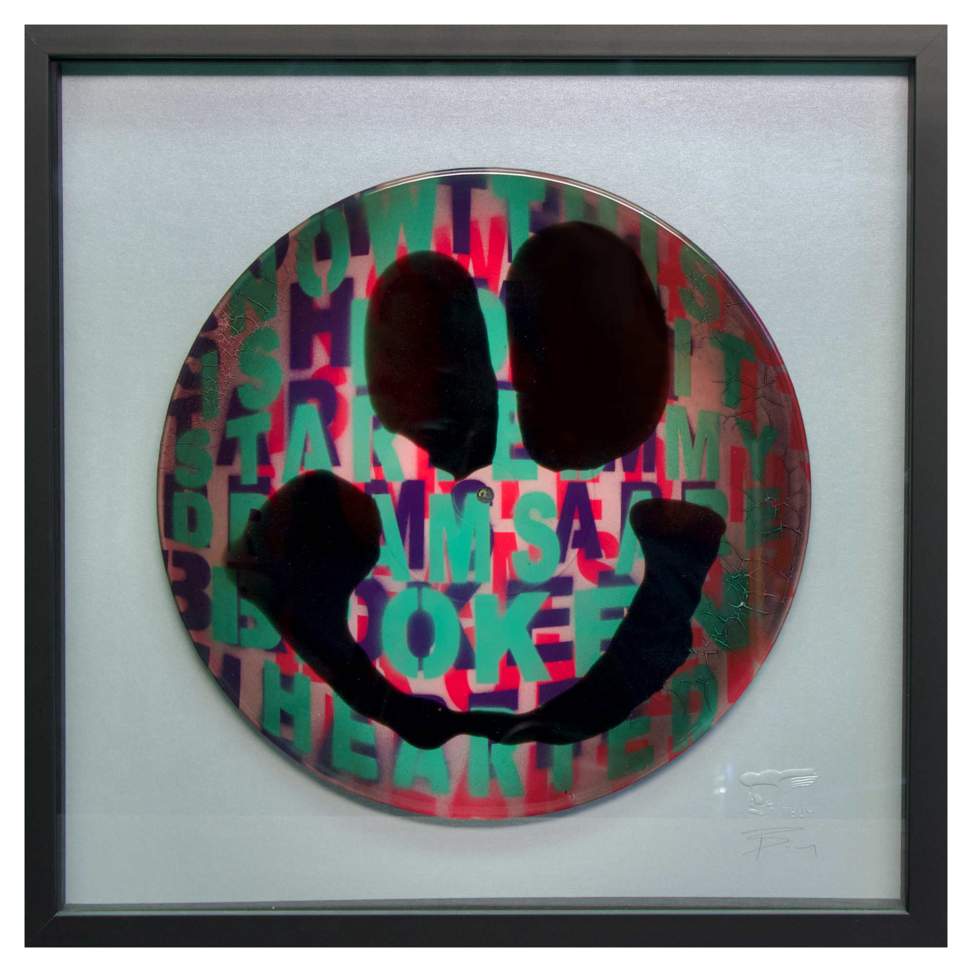 On the record black framed originals