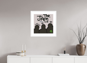 50 x 50 cm, FRAMED WHITE The Jam