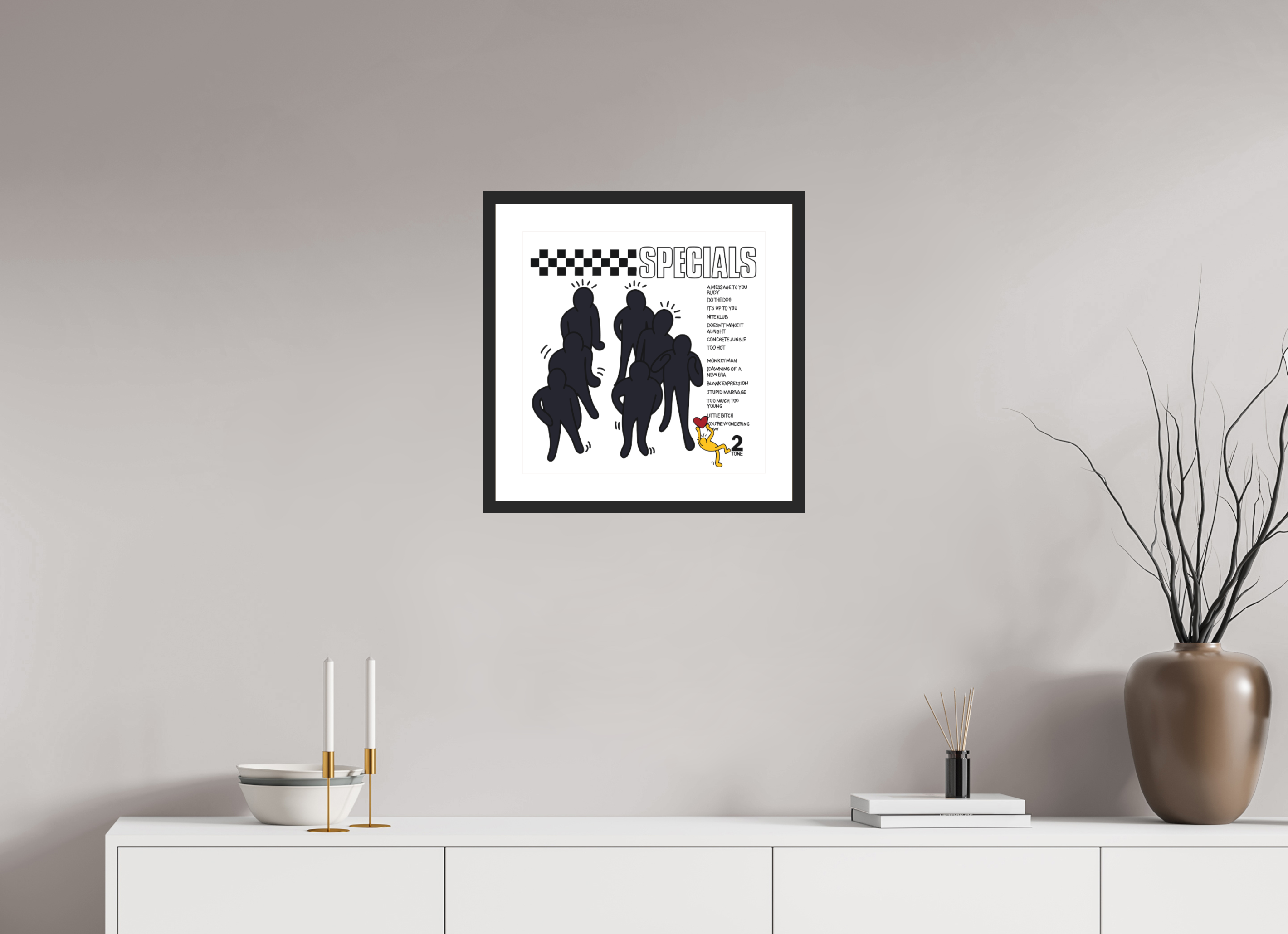 40 x 40 cm, FRAMED BLACK Specials