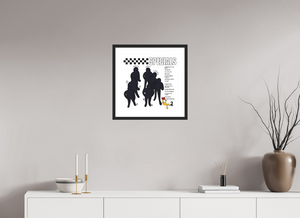 40 x 40 cm, FRAMED BLACK Specials