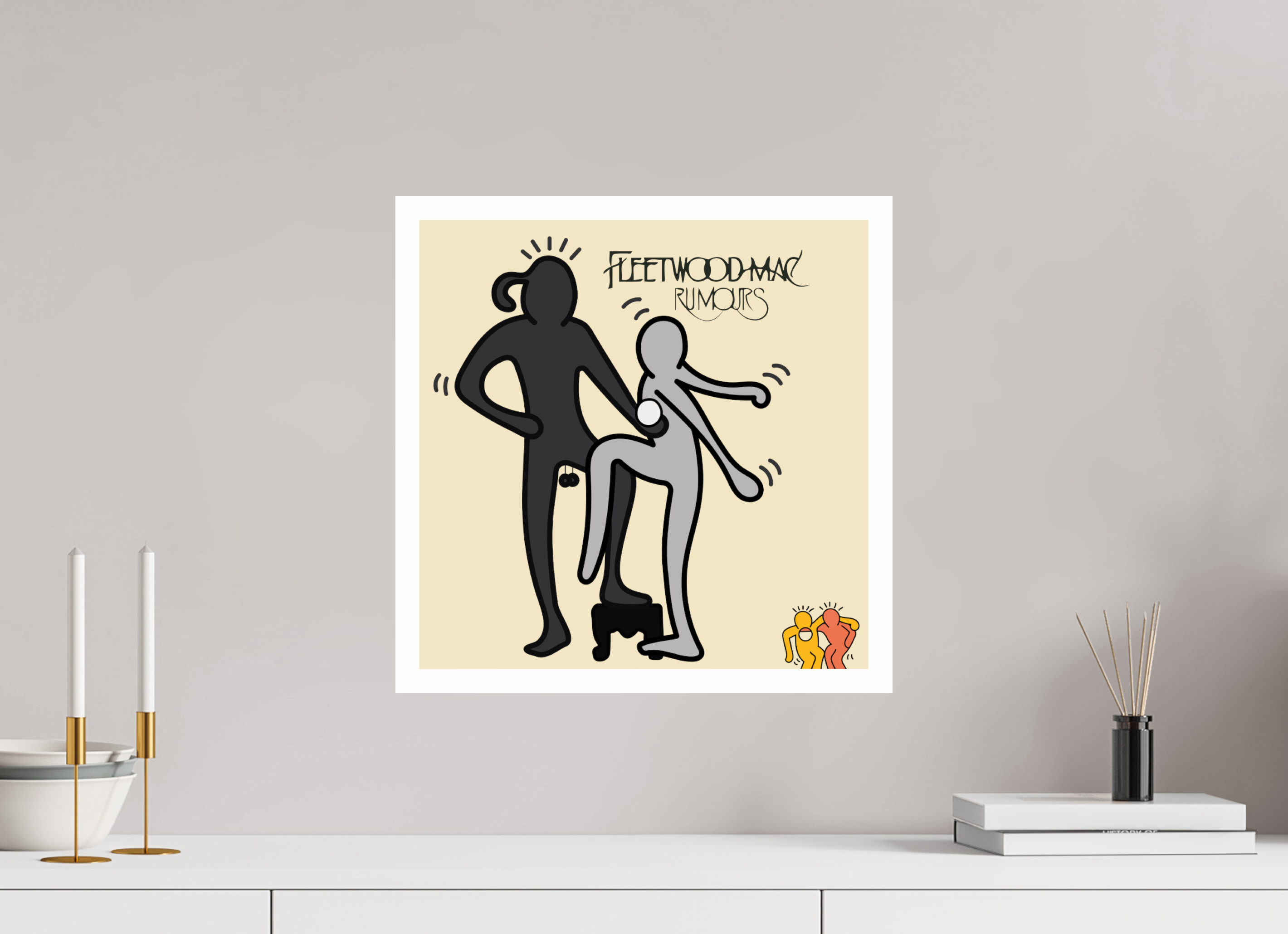 40 x 40 cm, UNFRAMED Fleetwood Mac