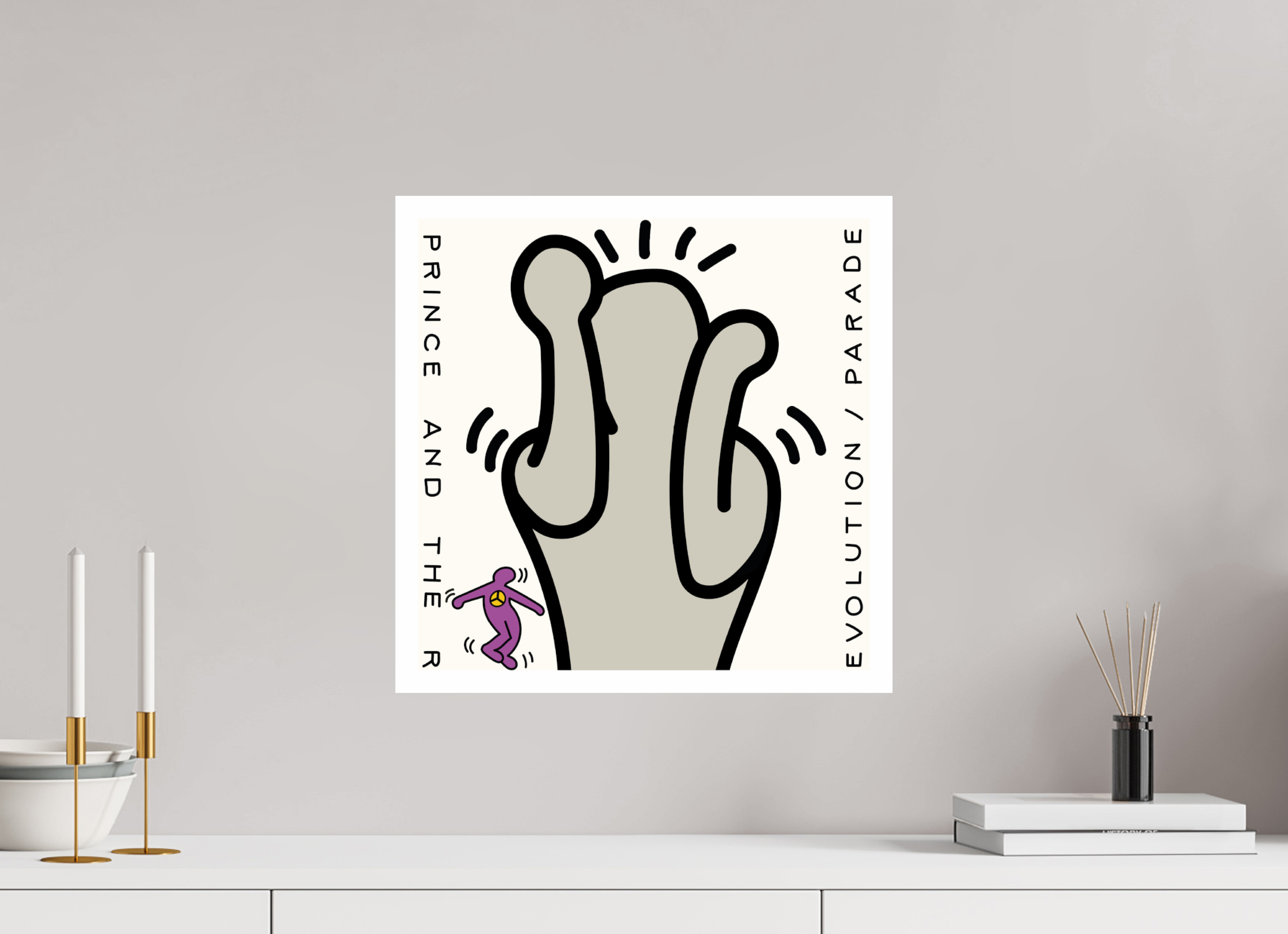 40 x 40 cm, UNFRAMED Parade Prince And The Revolution