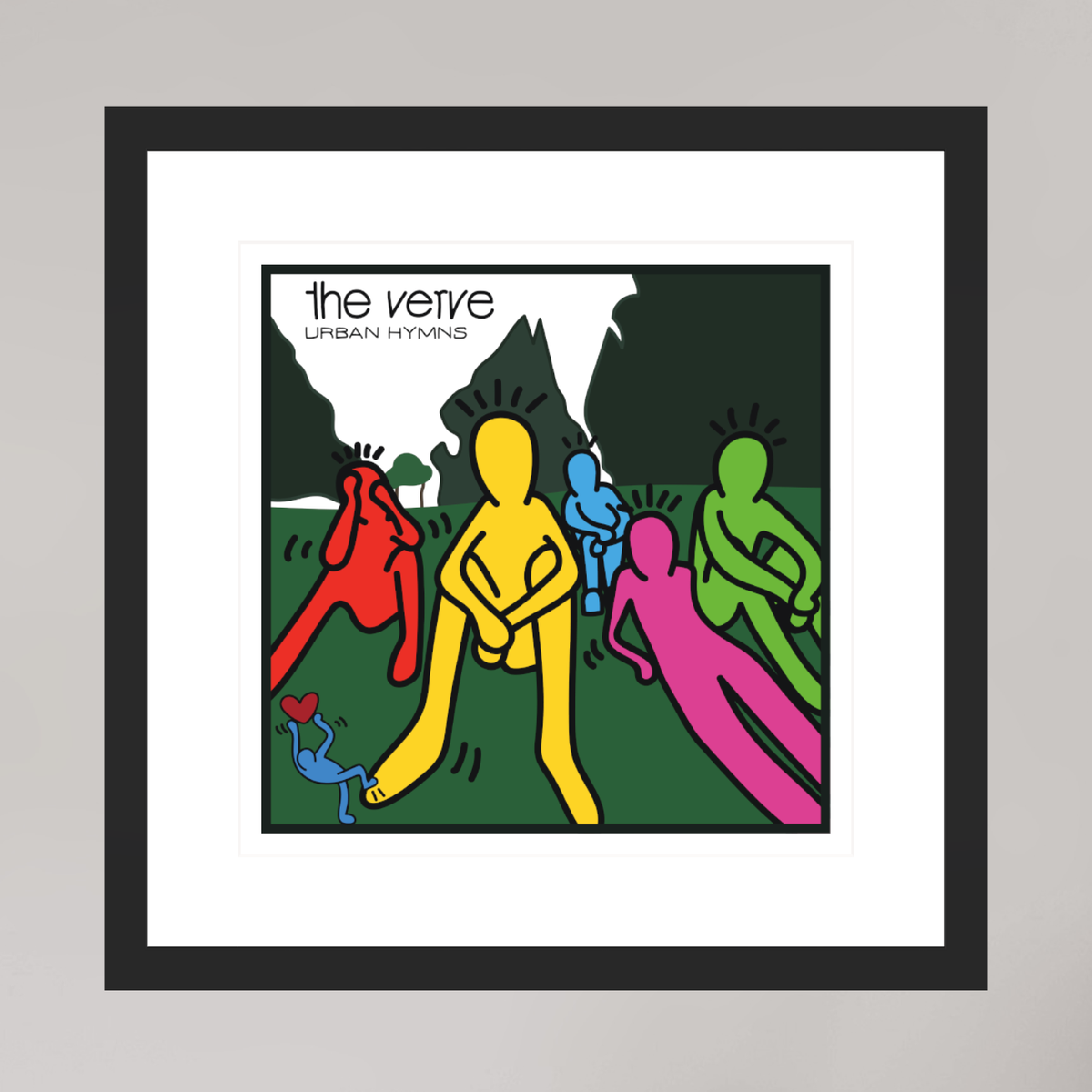 30 x 30 cm, FRAMED BLACK Verve