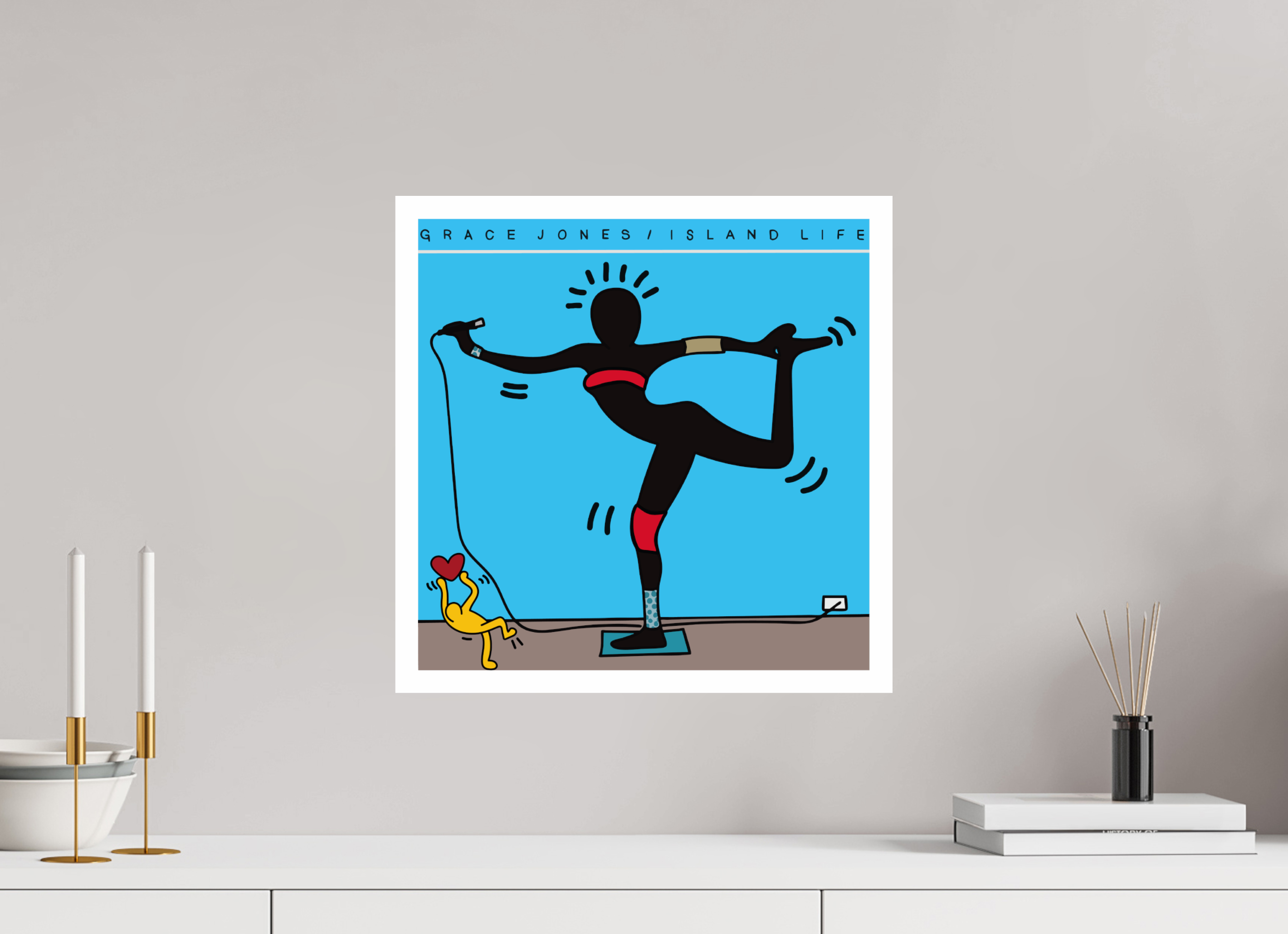 40 x 40 cm, UNFRAMED Grace