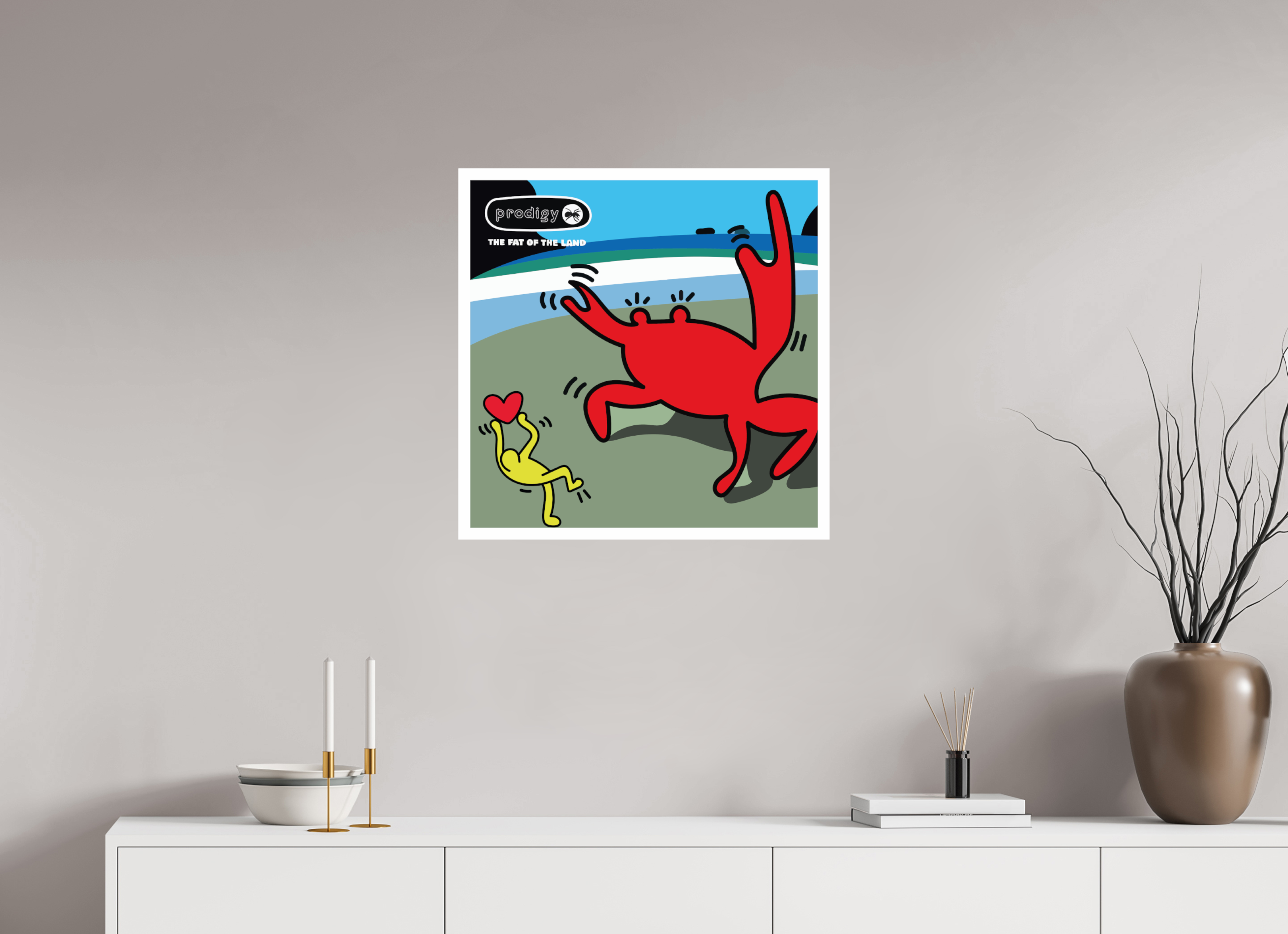 60 x 60 cm, UNFRAMED Prodigy