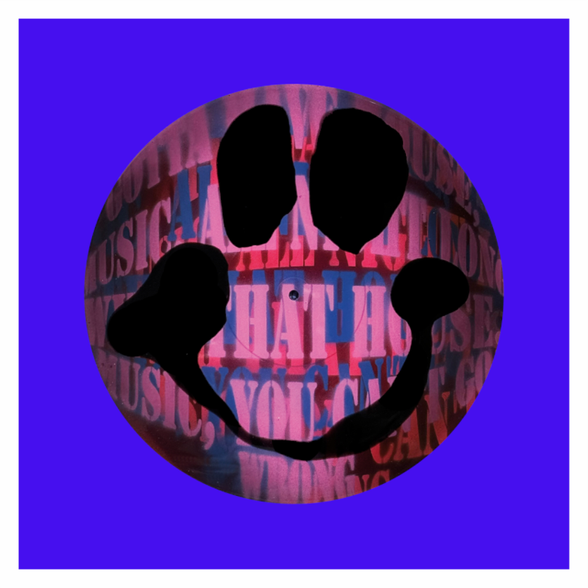 Main image On the record 2 metallic print