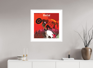 60 x 60 cm, FRAMED WHITE Meatloaf