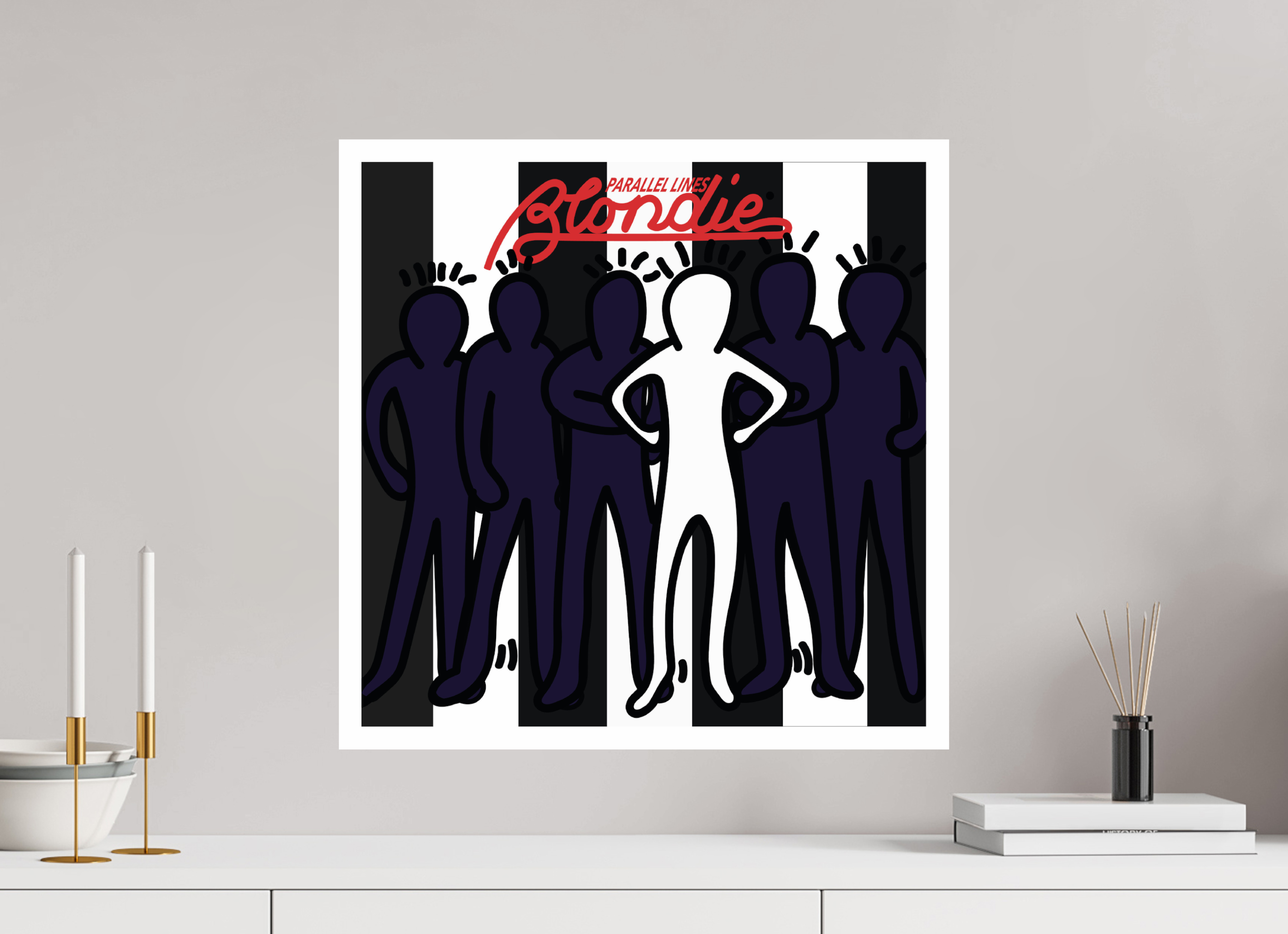 50 x 50 cm, UNFRAMED Blondie