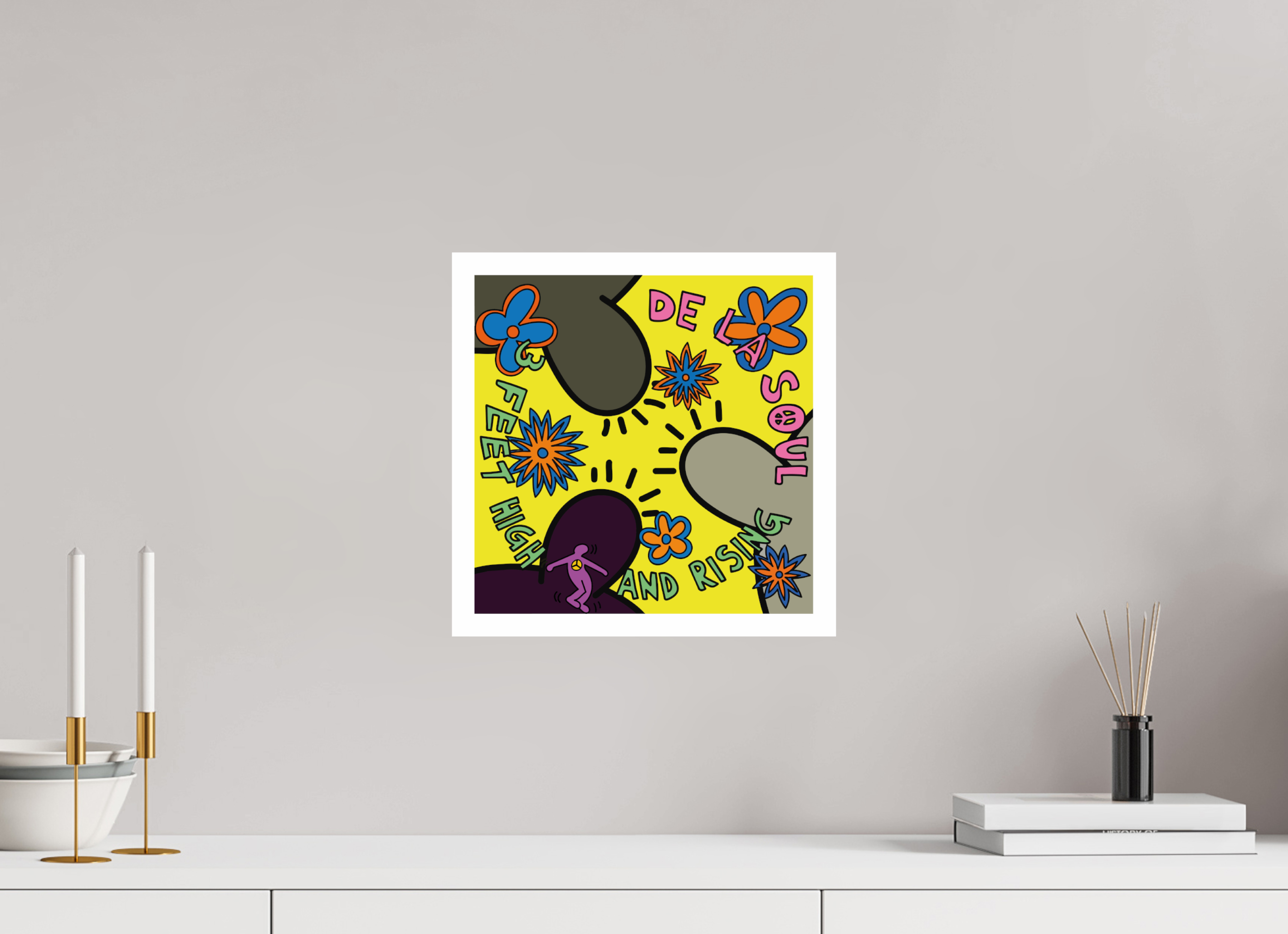 30 x 30 cm, UNFRAMED De La Soul