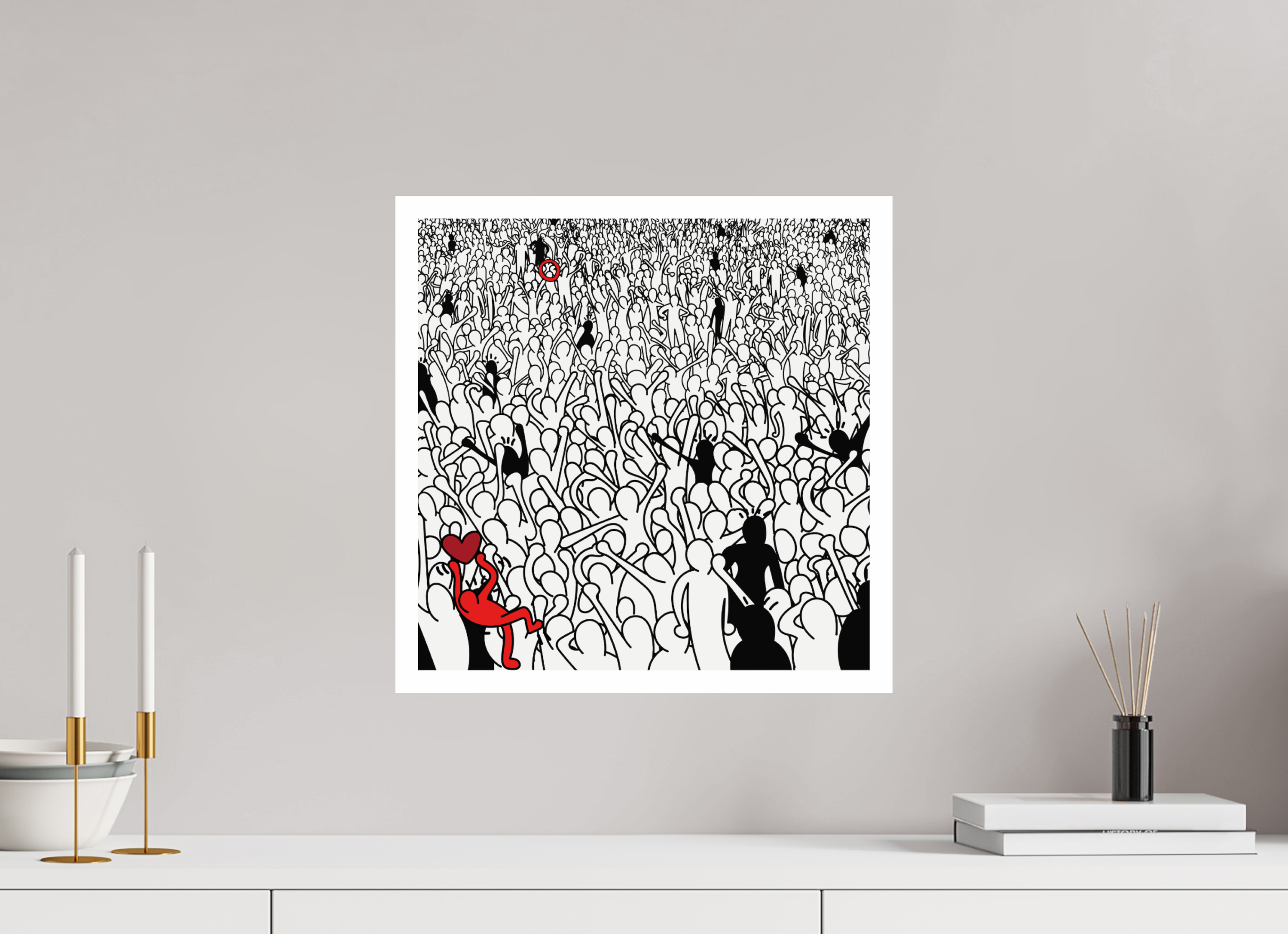 40 x 40 cm, UNFRAMED George Michael