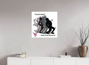 60 x 60 cm, UNFRAMED Madness