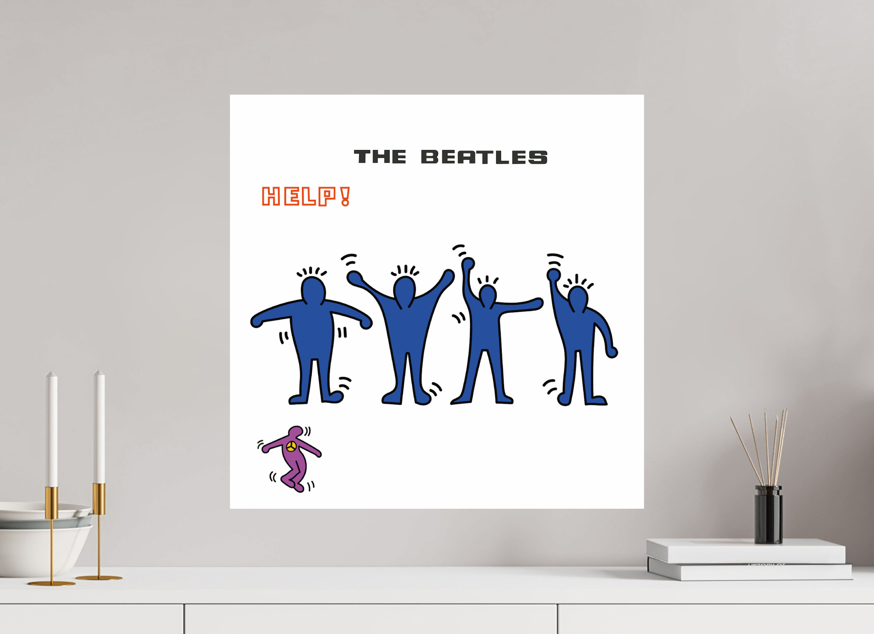 50 x 50 cm, UNFRAMED Help