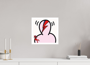 30 x 30 cm, UNFRAMED Bowie