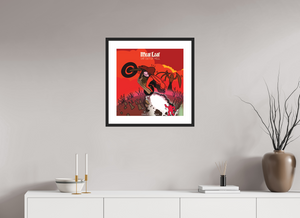 50 x 50 cm, FRAMED BLACK Meatloaf