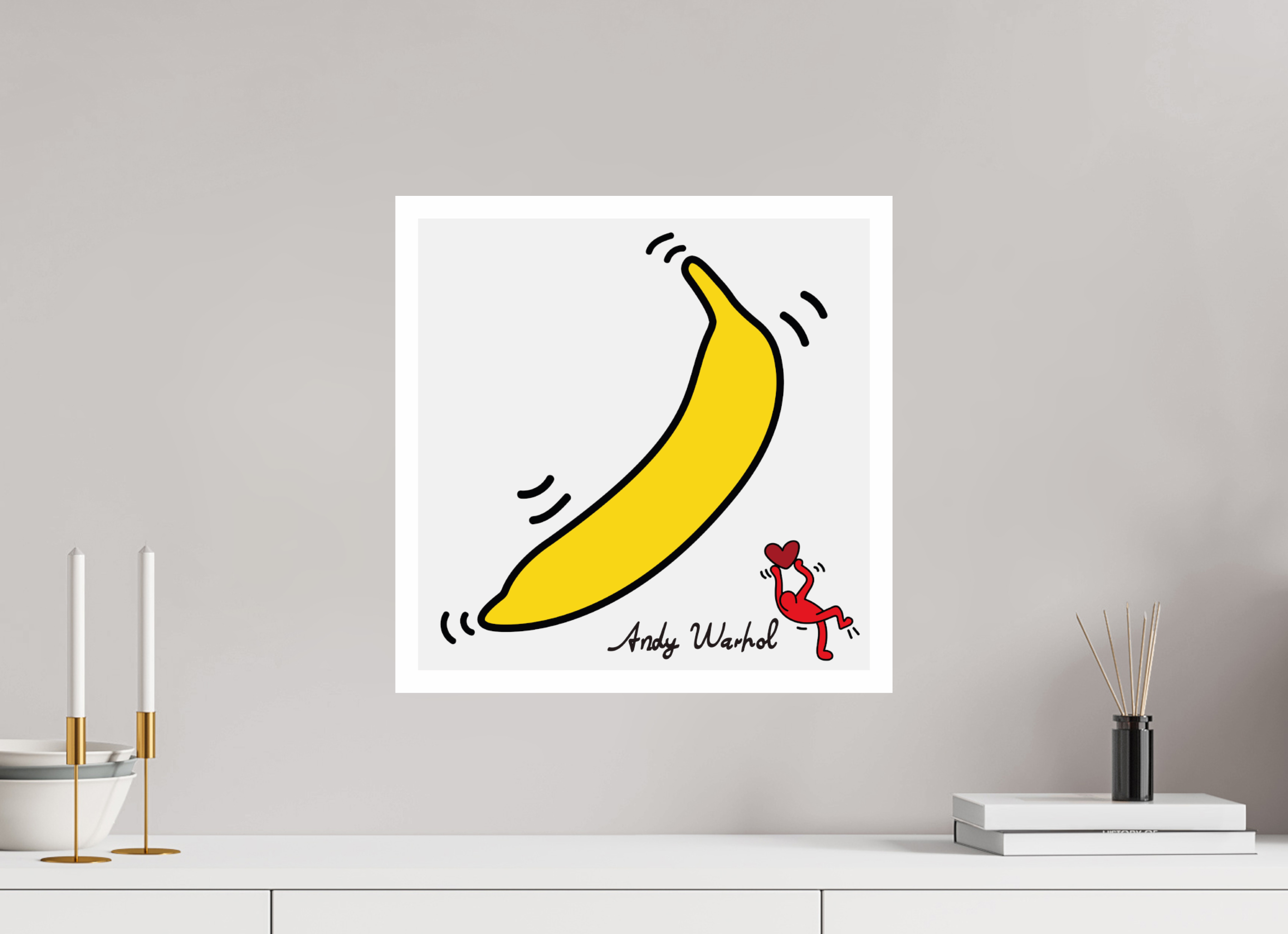 40 x 40 cm, UNFRAMED Warhol