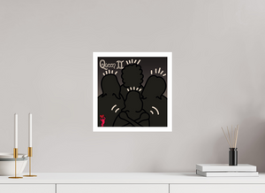 30 x 30 cm, UNFRAMED Queen