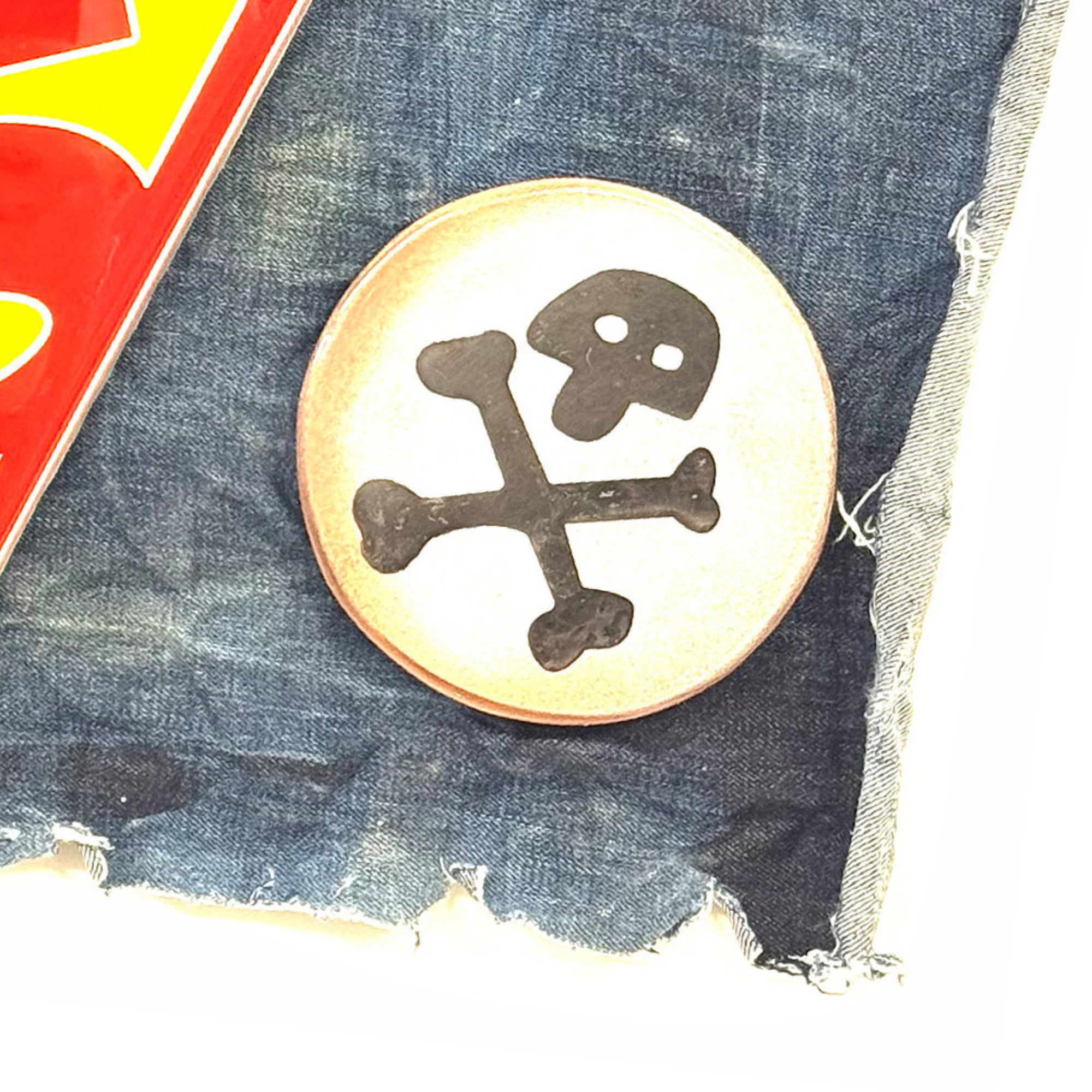 Enamels and Badges - Superman and Basquiat
