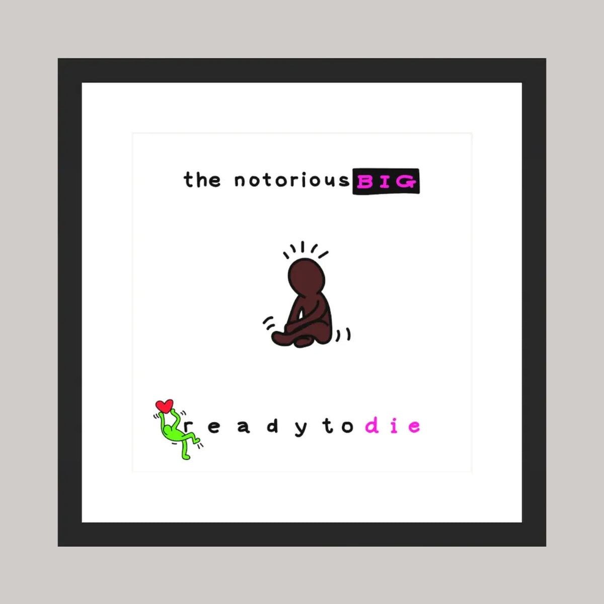 Notorious framed album artwork by TBOY