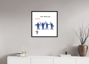 50 x 50 cm, FRAMED BLACK Help