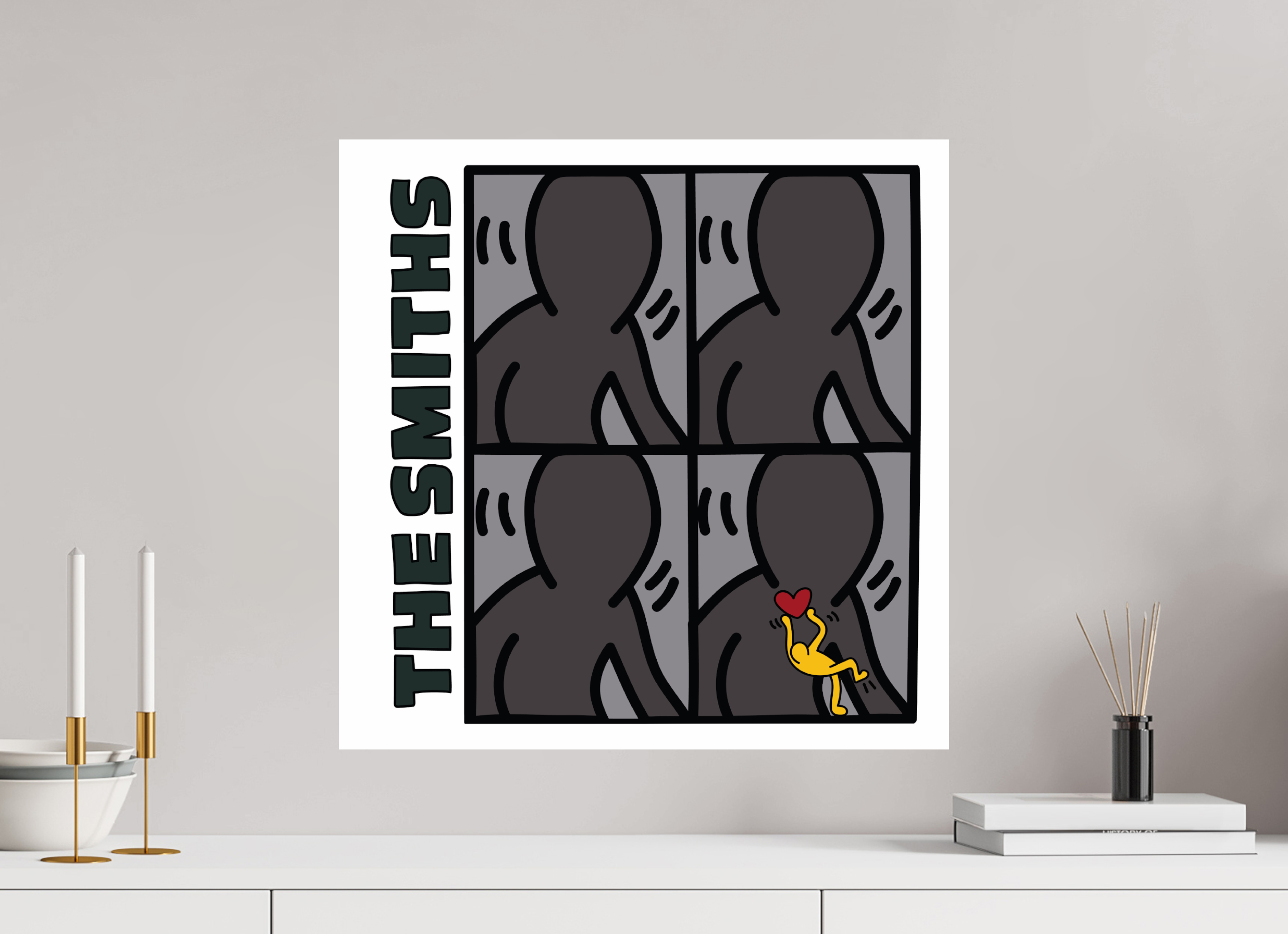 50 x 50 cm, UNFRAMED The Smiths