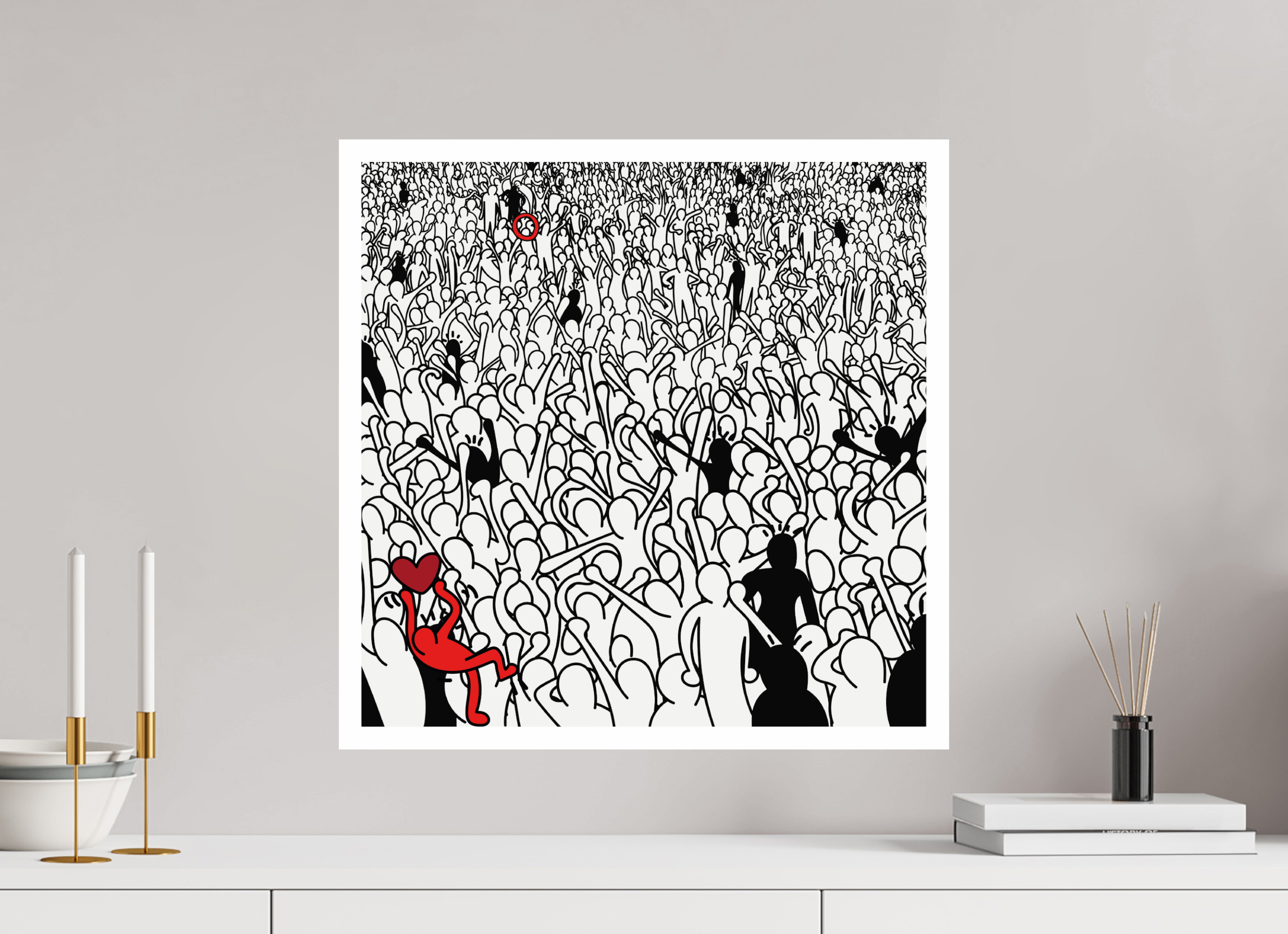 50 x 50 cm, UNFRAMED George Michael