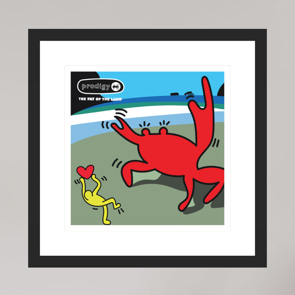 30 x 30 cm, FRAMED BLACK Prodigy