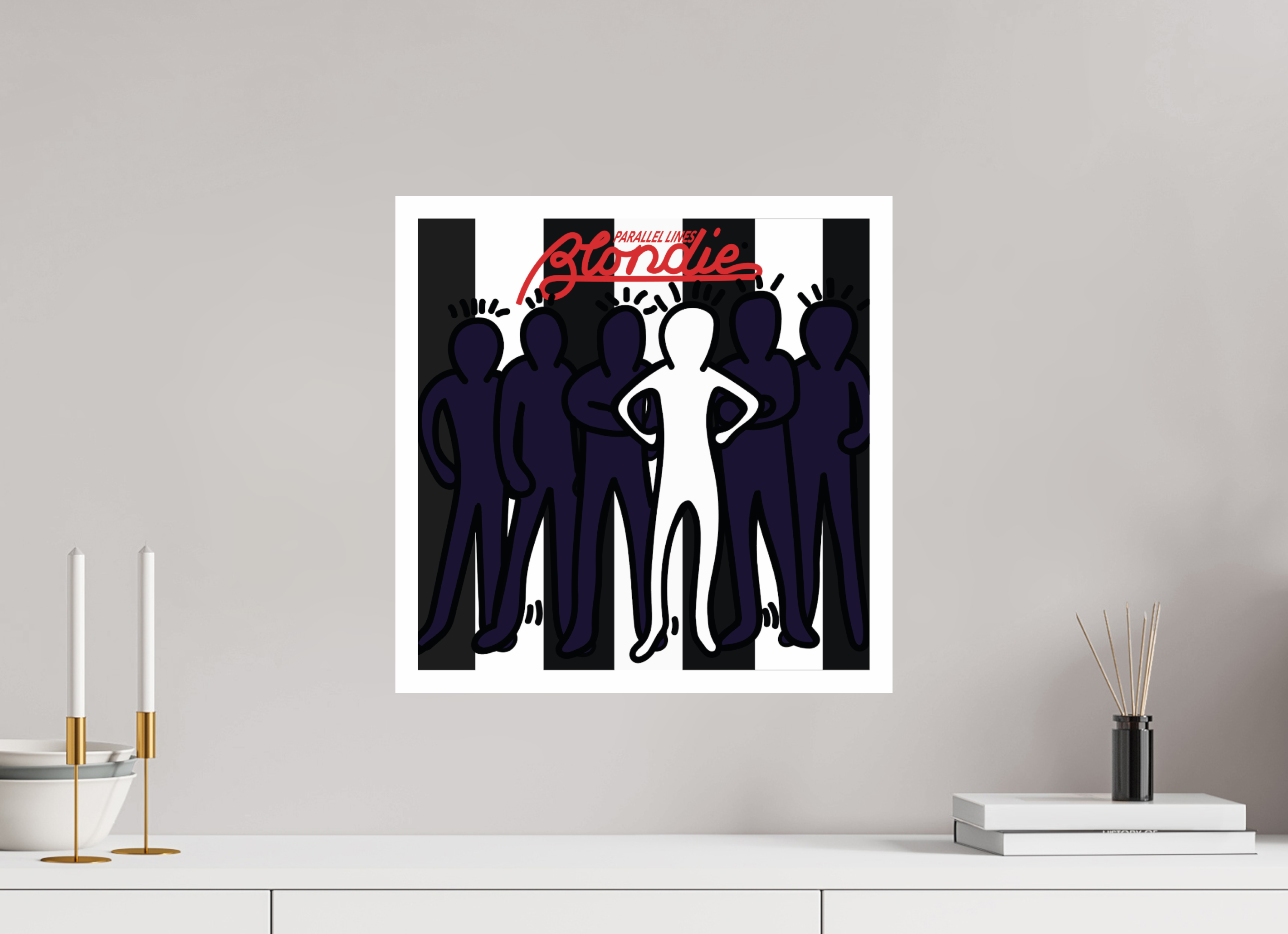 40 x 40 cm, UNFRAMED Blondie