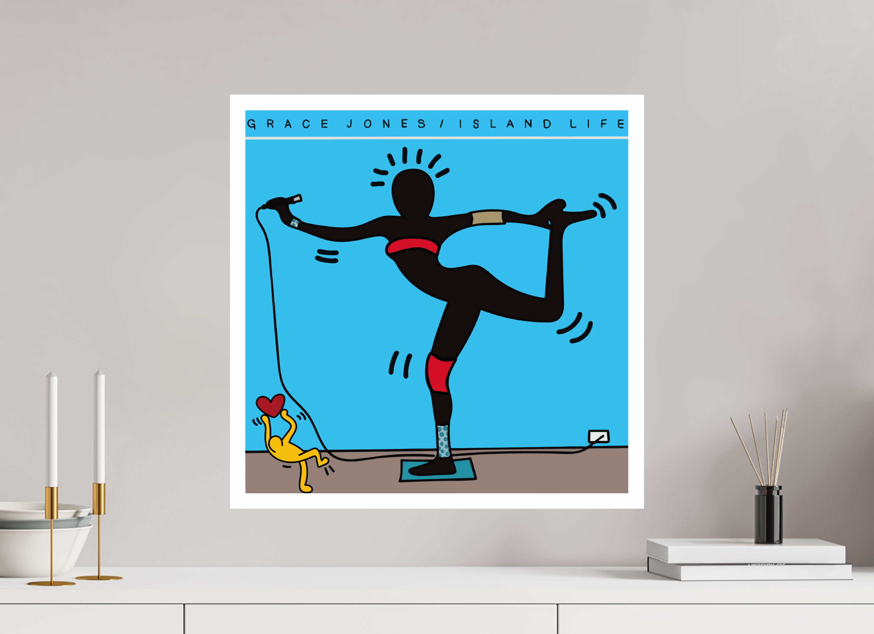 50 x 50 cm, UNFRAMED Grace