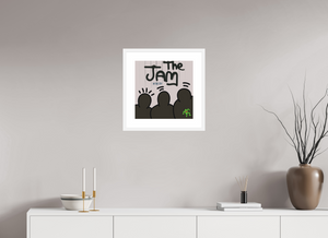 40 x 40 cm, FRAMED WHITE The Jam