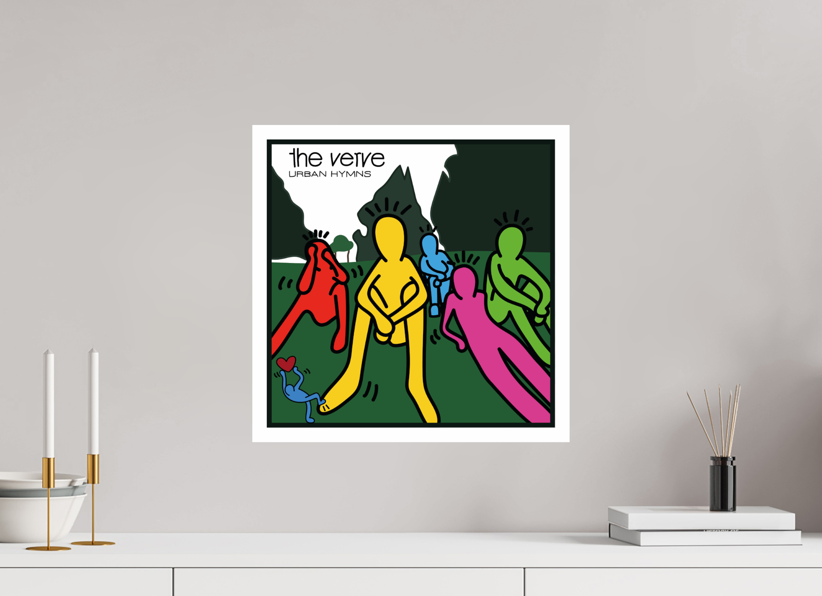 40 x 40 cm, UNFRAMED Verve