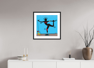 50 x 50 cm, FRAMED BLACK Grace