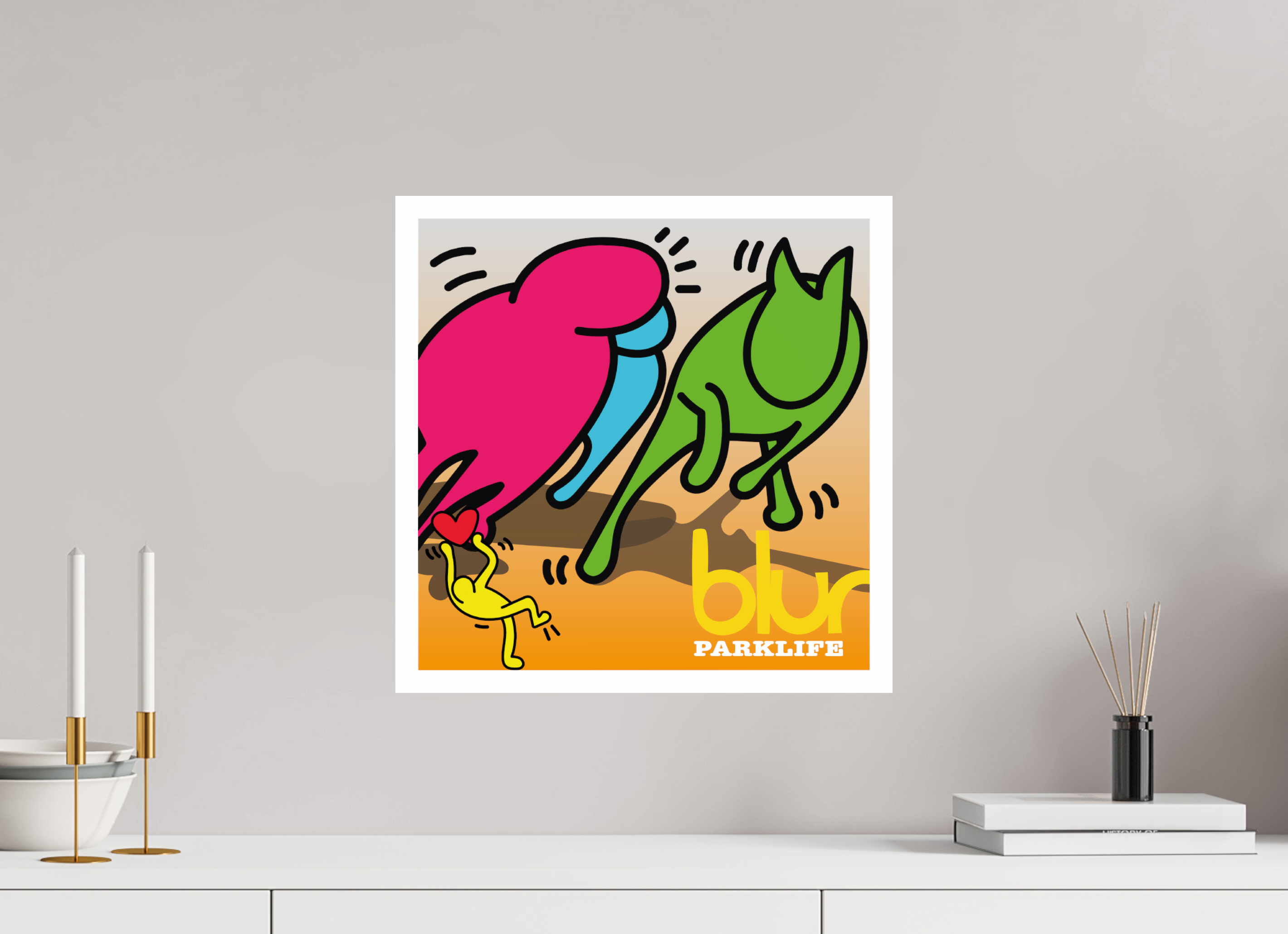 40 x 40 cm, UNFRAMED Blur