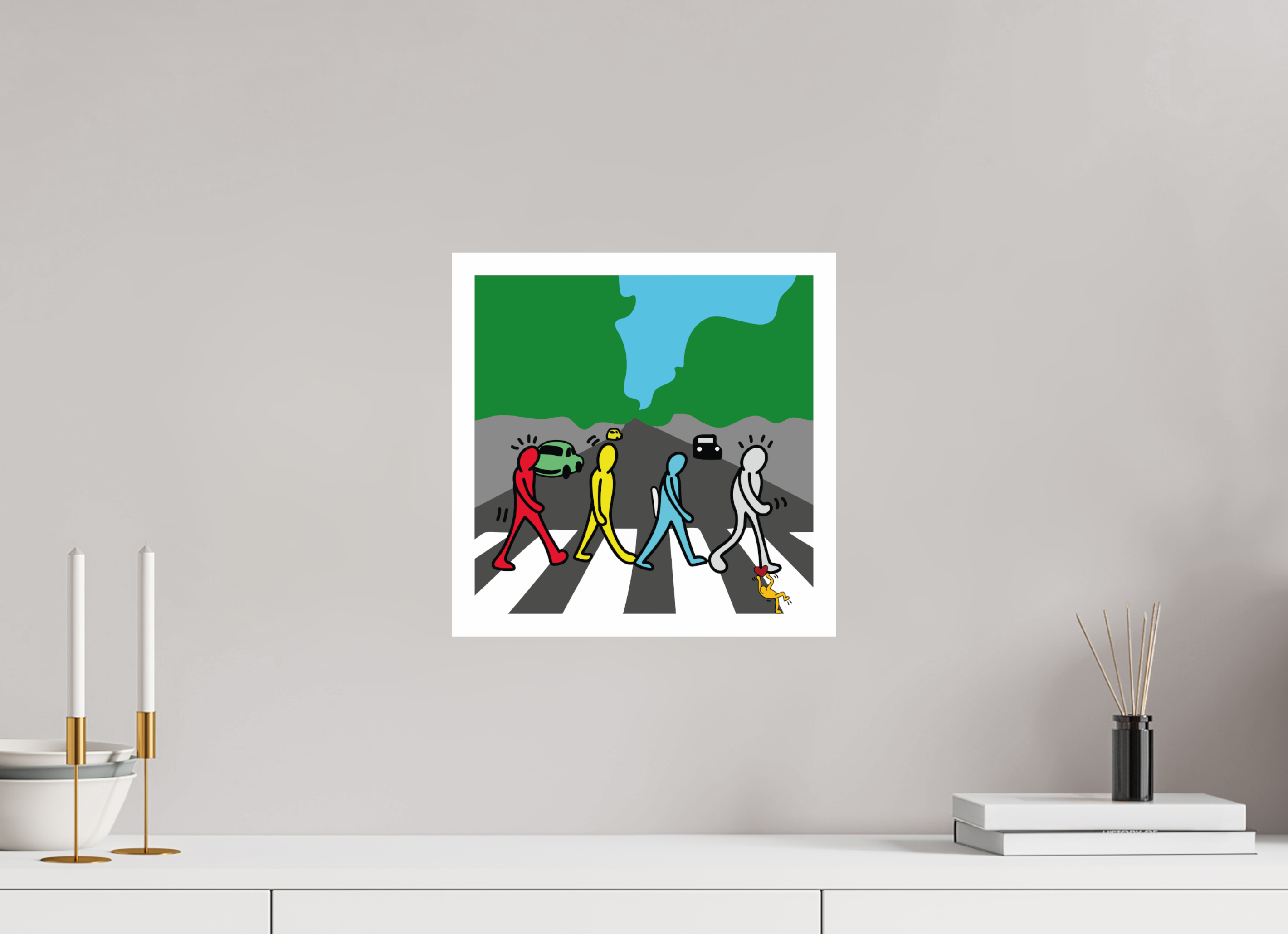 30 x 30 cm, UNFRAMED Abbey Road