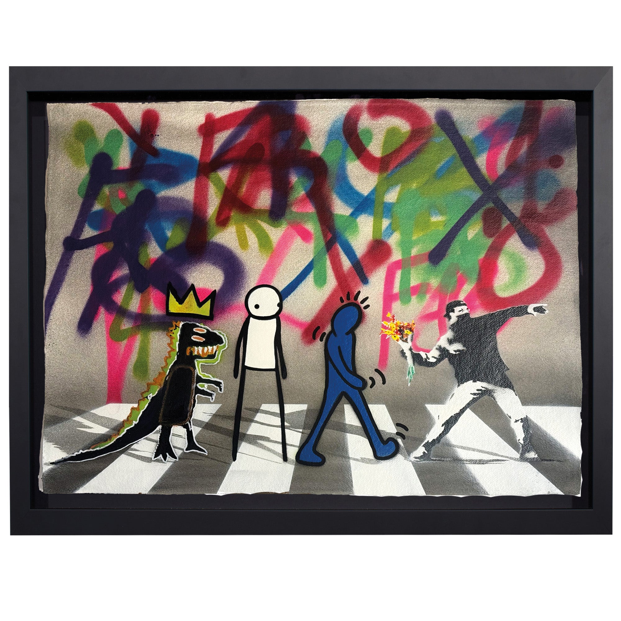 FAB 4 colour onto paper