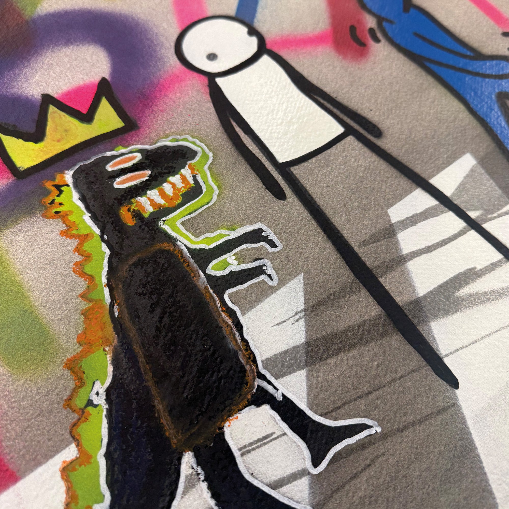 FAB 4 colour onto paper